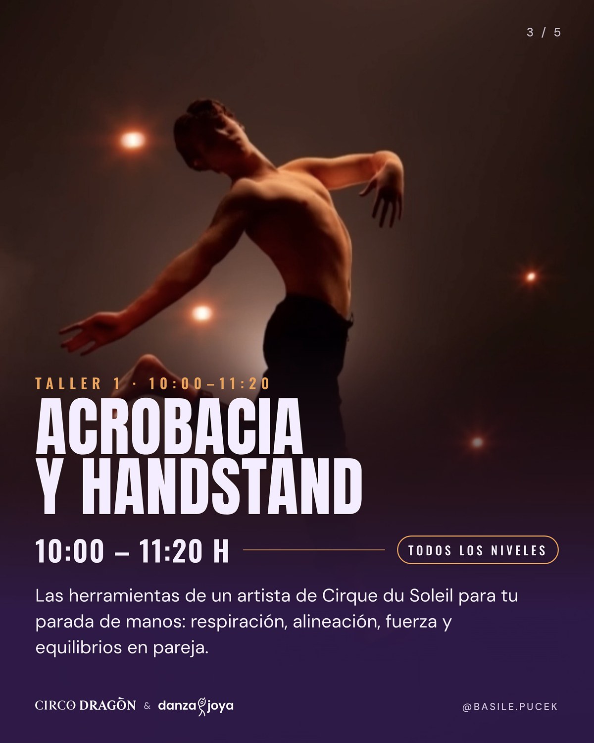 Taller 1: Acrobacia y handstand