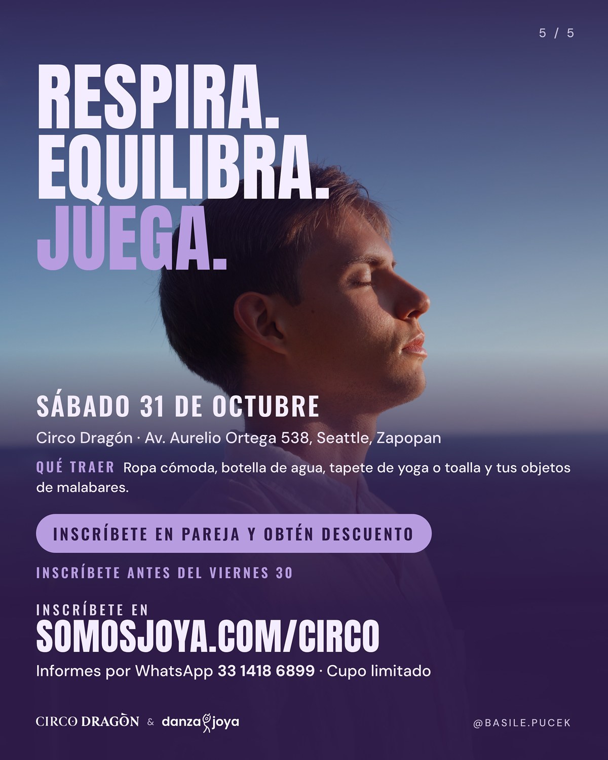 Respira. Equilibra. Juega.